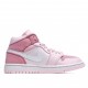 Air Jordan 1 Mid Digital Růžový Jordan CW5379 600 AJ1 teniska dámskés Růžový Červené Bílý