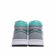 Air Jordan 1 Mid Šedá Aqua 554724 063 Šedá Zelená Pánské a dámské AJ1 teniska Jordan