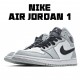 Air Jordan 1 Mid SvětloSmoke Šedá Jordan 554724 092 Šedá Černá Bílý Pánské a dámské AJ1 teniska