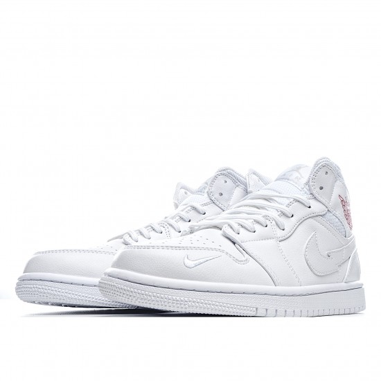 Air Jordan 1 Mid SE Euro Tour Swoosh CW7589 100 AJ1 teniska Pánské a dámské Bílý Jordan