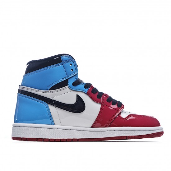 Air Jordan 1 Retro High Les Twin Fearless Jordan CK5666 100 AJ1 teniska Pánskés Bílý Modrý Červené