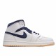 Air Jordan 1 Retro Mid Jeter AH6342 104 Pánskés Béžový Modrý AJ1 teniska Jordan