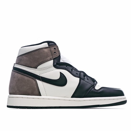 Air Jordan 1 Retro Og Dark Mocha Černá Bílý Jordan 555088 105 AJ1 teniska Pánské a dámské