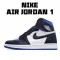 Air Jordan 1 Game Royal 555088 041 AJ1 teniska Černá Modrý Bílý Pánskés Jordan 