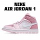 Air Jordan 1 Mid Digital Růžový Jordan CW5379 600 AJ1 teniska dámskés Růžový Červené Bílý