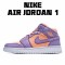 Air Jordan 1 Mid GS Atomic Pulse dámskés Jordan AV5174 800 AJ1 teniska Nachový Růžový 