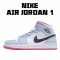 Air Jordan 1 Mid Half Modrý Polka Dot Swoosh Jordan 555112 400 Pánské a dámské oranžový Šedá Černá AJ1 teniska 