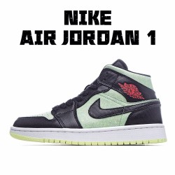 Air Jordan 1 Mid SE Černá Barely Volt CV5276 003 AJ1 teniska Zelená Černá Pánské a dámské Jordan 