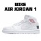 Air Jordan 1 Mid SE Euro Tour Swoosh CW7589 100 AJ1 teniska Pánské a dámské Bílý Jordan 