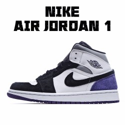 Air Jordan 1 Mid SE Nachový Černá Bílý 852542 105 AJ1 teniska Pánské a dámské Jordan 