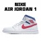 Air Jordan 1 Mid USA Bílý Modrý Červené BQ6472 164 AJ1 teniska Pánské a dámské Jordan 