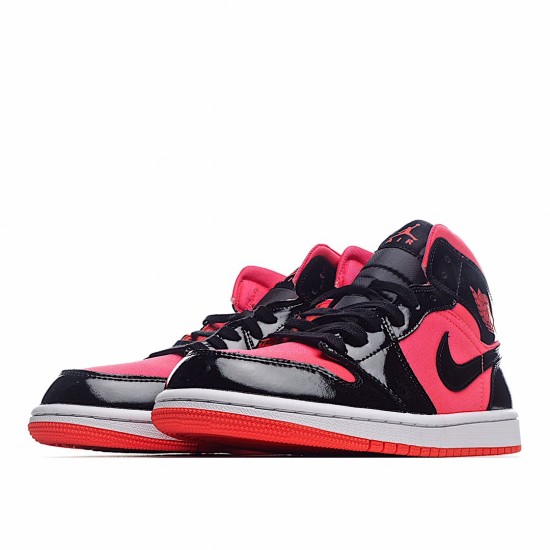 Air Jordan 1 Mid Hot Punch Černá BQ6472-600 Pánské a dámské AJ1 teniska Jordan