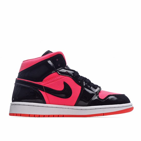 Air Jordan 1 Mid Hot Punch Černá BQ6472-600 Pánské a dámské AJ1 teniska Jordan