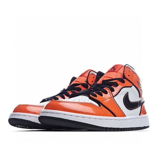 Air Jordan 1 Mid oranžový Bílý DD6834-802 Pánské a dámské AJ1 teniska Jordan