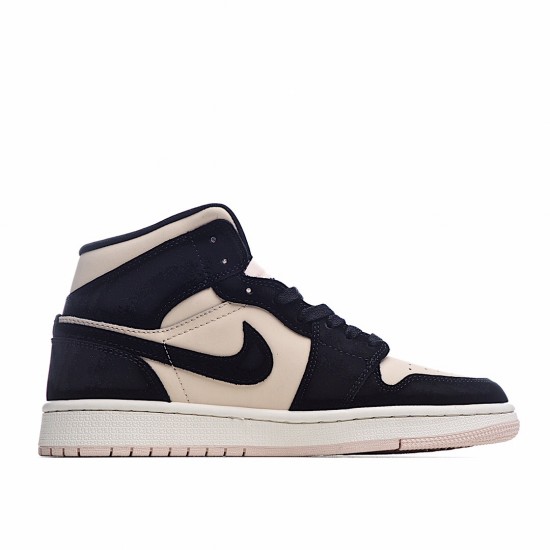 Air Jordan 1 Mid Růžový Černá DC0774-300 Pánské a dámské AJ1 teniska Jordan