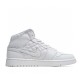 Air Jordan 1 Mid Quilted Bílý DB6078-100 Pánské a dámské AJ1 teniska Jordan