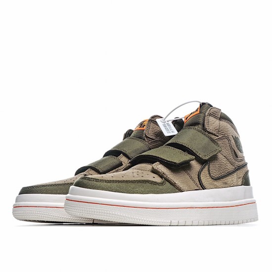 Air Jordan 1 Retro High Double Strap Olive AQ7924-305 Pánské a dámské AJ1 teniska Jordan