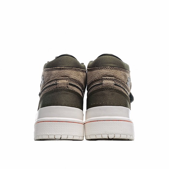 Air Jordan 1 Retro High Double Strap Olive AQ7924-305 Pánské a dámské AJ1 teniska Jordan