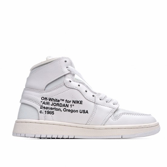 Air Jordan 1 Retro High Off-Bílý Bílý AQ0818-100 Pánské a dámské AJ1 teniska Jordan