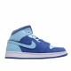 Air Jordan 1 Retro Mid Team Royal Ice Modrý 554724-400 Pánské a dámské AJ1 teniska Jordan