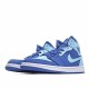 Air Jordan 1 Retro Mid Team Royal Ice Modrý 554724-400 Pánské a dámské AJ1 teniska Jordan