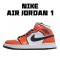 Air Jordan 1 Mid oranžový Bílý DD6834-802 Pánské a dámské AJ1 teniska Jordan