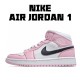 Air Jordan 1 Mid Růžový Bílý Černá BQ6472-500 Pánské a dámské AJ1 teniska Jordan