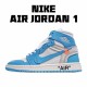 Air Jordan 1 Retro High Off-Bílý University Modrý AQ0818-148 Pánské a dámské AJ1 teniska Jordan