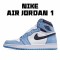 Air Jordan 1 Retro High Bílý University Modrý Černá 555088-134 Pánskés AJ1 teniska Jordan