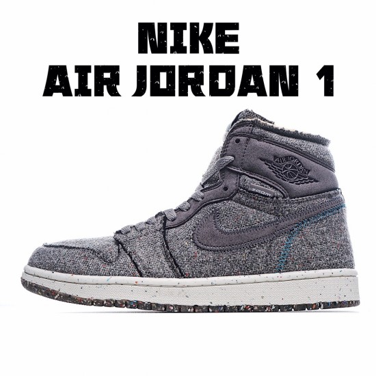 Air Jordan 1 Retro High Zoom Crater Šedá CW2414 010 Pánskés AJ1 teniska Jordan