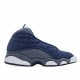 Air Jordan 13 Flint námořnictvo 414571 404 AJ1 teniska3 Pánskés Bílý Modrý Jordan Sneaekrs