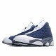 Air Jordan 13 Flint námořnictvo 414571 404 AJ1 teniska3 Pánskés Bílý Modrý Jordan Sneaekrs