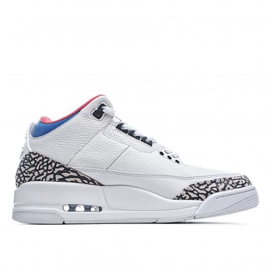 Air Jordan 3  Seoul Bílý Modrý AQ3835 325 AJ3 Pánskés Jordan