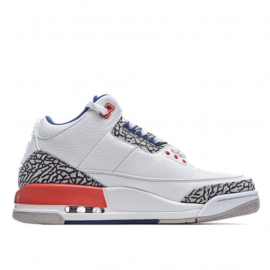 Air Jordan 3 Knicks Bílý Šedá 136064 148 AJ3 Pánskés Jordan