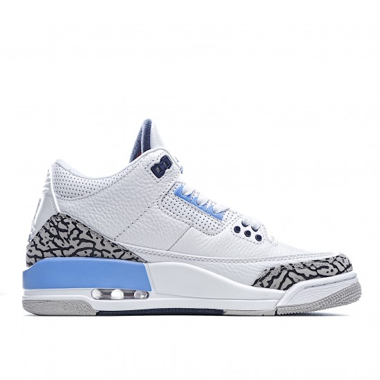 Air Jordan 3 Retro UNC CT8532 104 Pánskés AJ3 Bílý Modrý Jordan