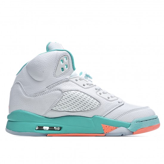 Air Jordan 5 SvětloAqua Bílý Modrý 440892 100 Tenisky AJ5 Jordan