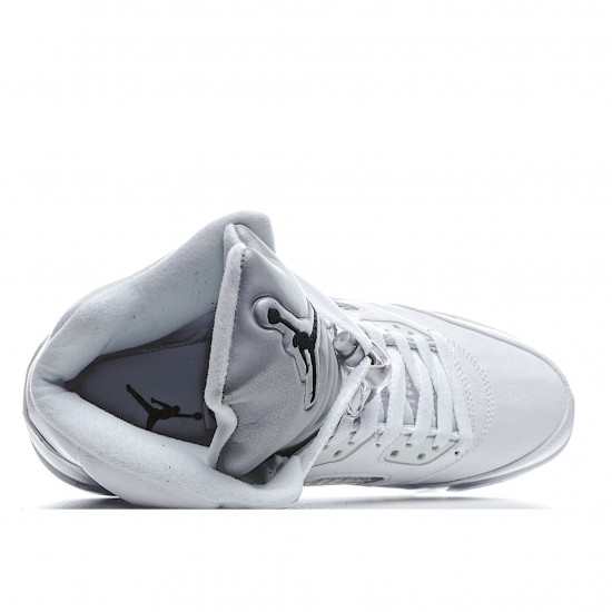 Air Jordan 5 Retro Metallic stříbrný 136027 130 Pánské a dámské Bílý stříbrný Tenisky AJ5 Jordan