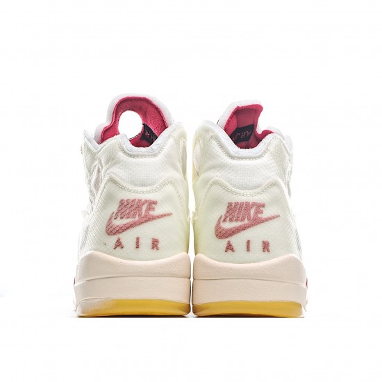 Air Jordan 5 x off Bílý Žlutá Jordan CT8480 002 Pánskés AJ5