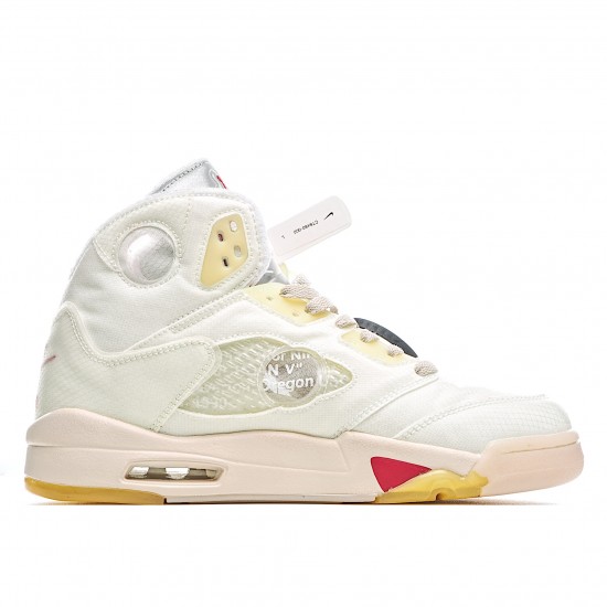 Air Jordan 5 x off Bílý Žlutá Jordan CT8480 002 Pánskés AJ5