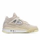 Off-Bílý x Air Jordan AJ4 Retro CreamSail CV9388 100 AJ4 Pánskés Béžový Jordan