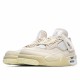 Off-Bílý x Air Jordan AJ4 Retro CreamSail CV9388 100 AJ4 Pánskés Béžový Jordan