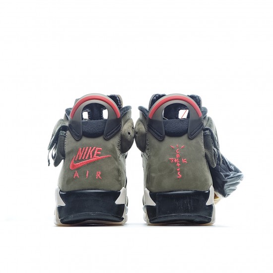 Travis Scott x Air Jordan 6 Zelená CN1084 200 Pánské a dámské Tenisky AJ6 Jordan