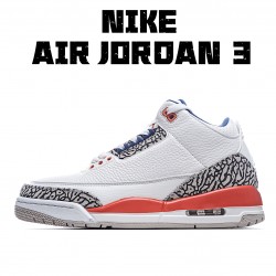 Air Jordan 3 Knicks Bílý Šedá 136064 148 AJ3 Pánskés Jordan 