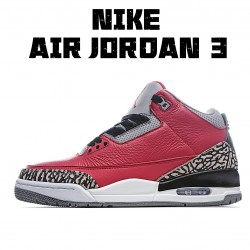 Air Jordan 3 Červené CePánskét Jordan CK5692 600 Pánskés AJ3 Červené Šedá 