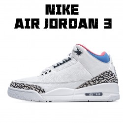 Air Jordan 3  Seoul Bílý Modrý AQ3835 325 AJ3 Pánskés Jordan 