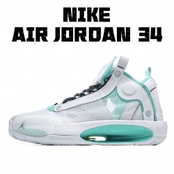 Air Jordan 34 Bílý Zelená BQ3381 103 AJ34 Pánskés Jordan 