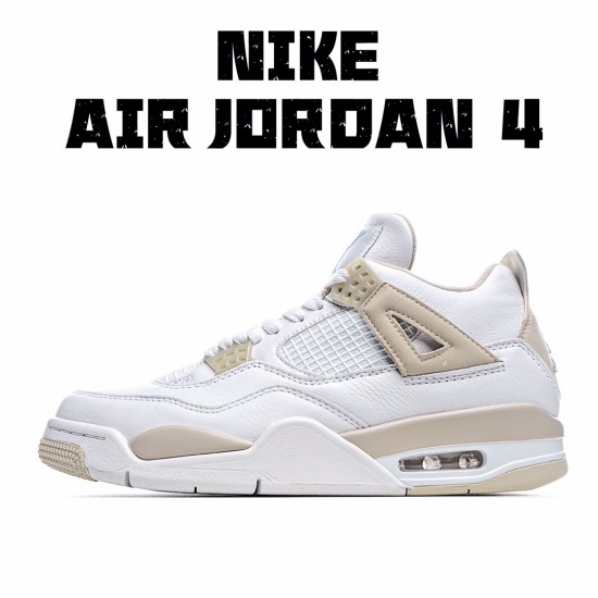 Air Jordan 4 Linen Jordan 487724 118 AJ4 Zlato Bílý Pánskés