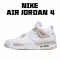 Air Jordan 4 Linen Jordan 487724 118 AJ4 Zlato Bílý Pánskés 