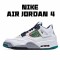 Air Jordan 4 Červené AQ9129 100 Pánské a dámské Bílý Černá Tenisky AJ4 Jordan 