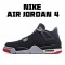 Air Jordan 4 Retro BČervené 308497 060 Pánské a dámské AJ4 Černá Šedá Červené Jordan 